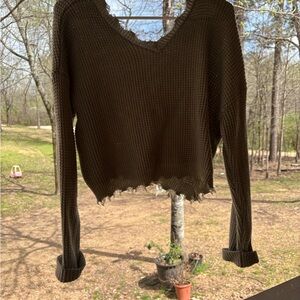 Women's Green Sweater